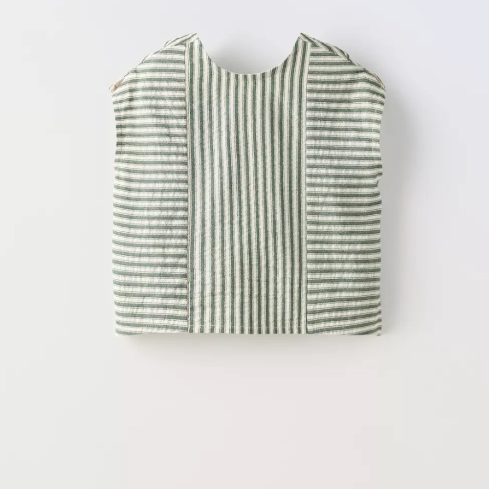 New Zara STRIPED SHIRT WITH BOWS AT THE BACK‎